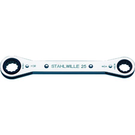 STAHLWILLE TOOLS Ratchet ring Wrench Size 13/16 x 15/16 " L.235 mm 41564246